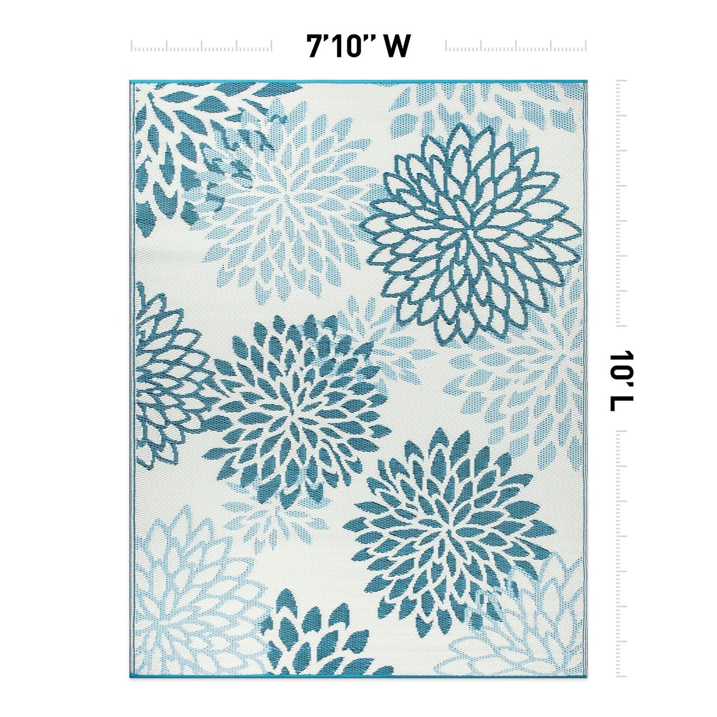 World Rug Gallery – Moderne, florale Aloha-Wendeteppiche aus recyceltem Kunststoff