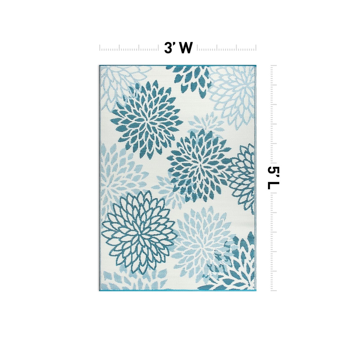 World Rug Gallery – Moderne, florale Aloha-Wendeteppiche aus recyceltem Kunststoff