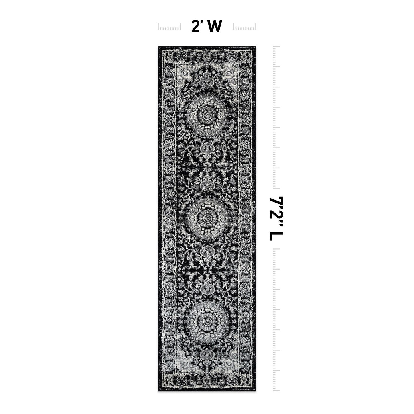 World Rug Gallery Traditioneller orientalischer Medaillon-Teppich