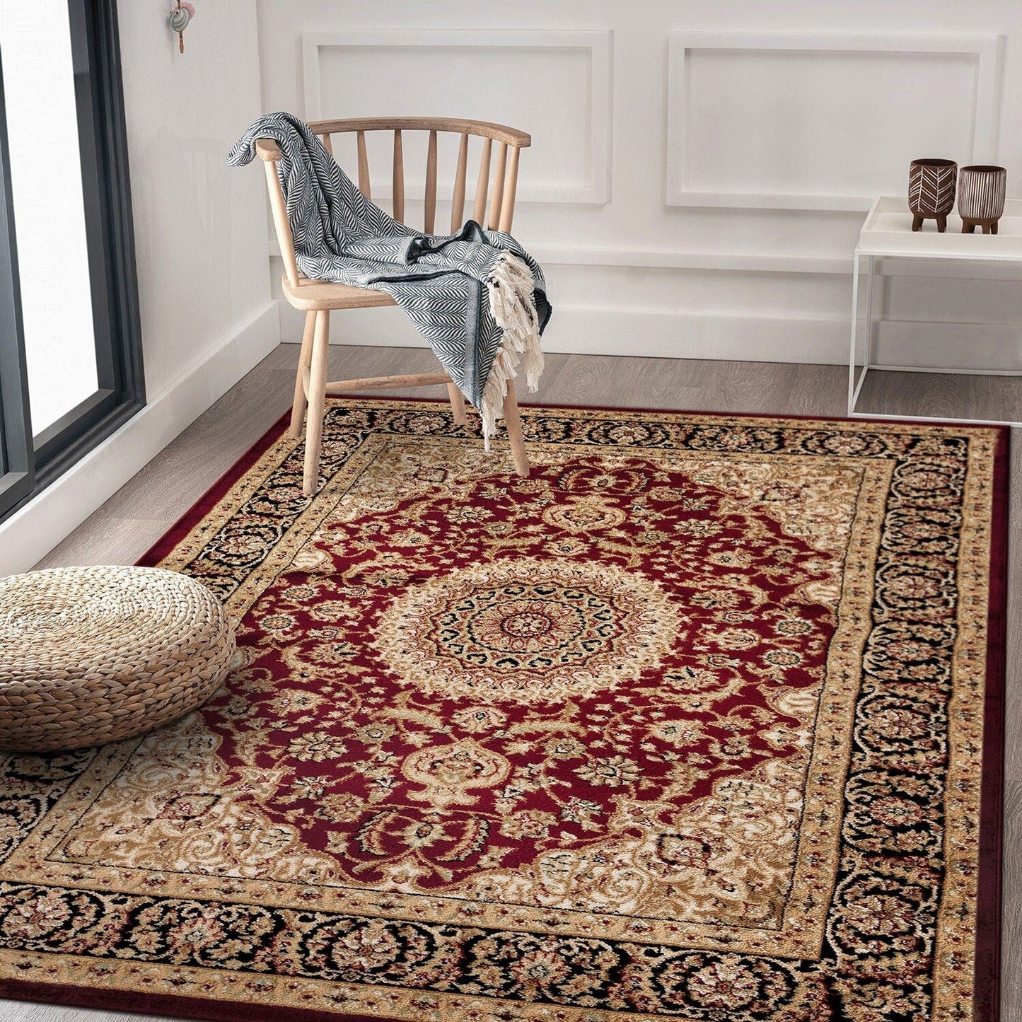 World Rug Gallery Traditioneller orientalischer Medaillon-Teppich
