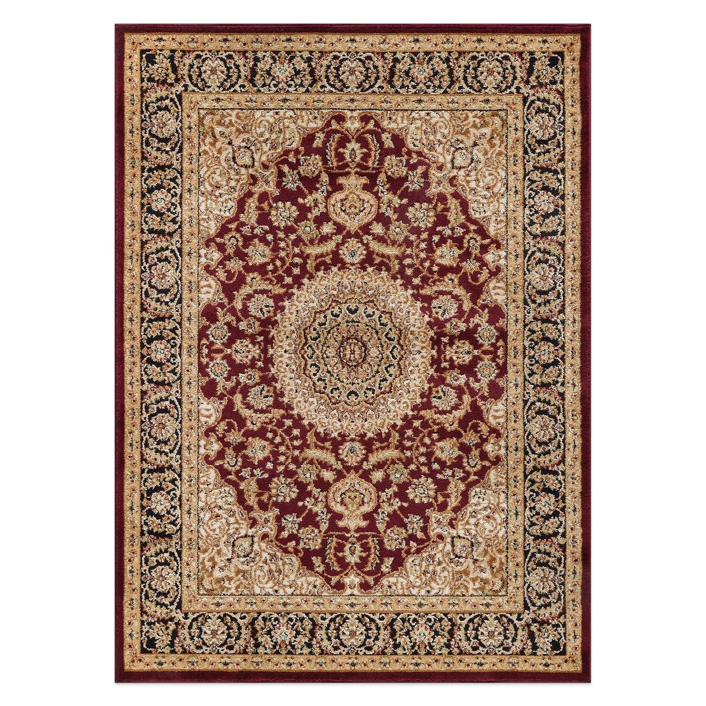 World Rug Gallery Traditioneller orientalischer Medaillon-Teppich