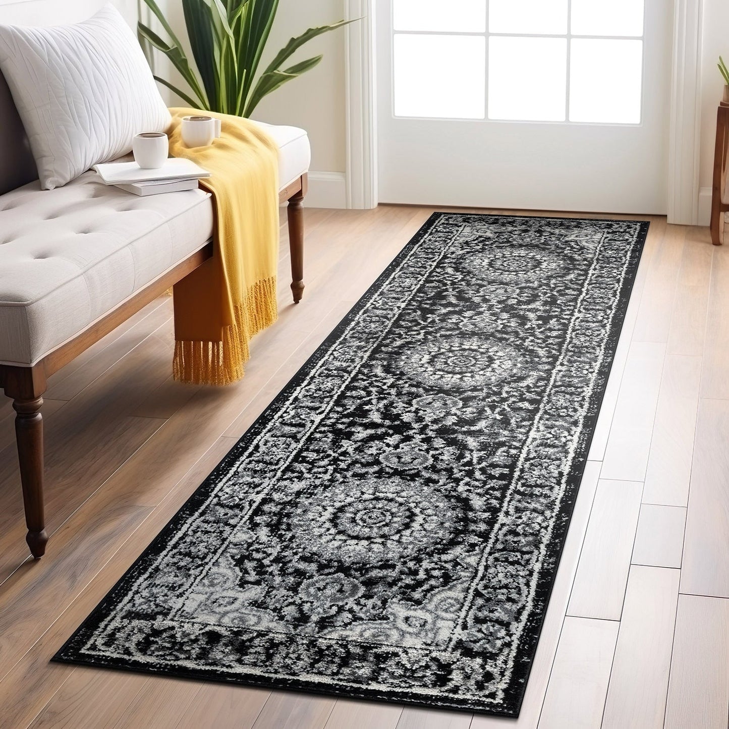 World Rug Gallery Traditioneller orientalischer Medaillon-Teppich