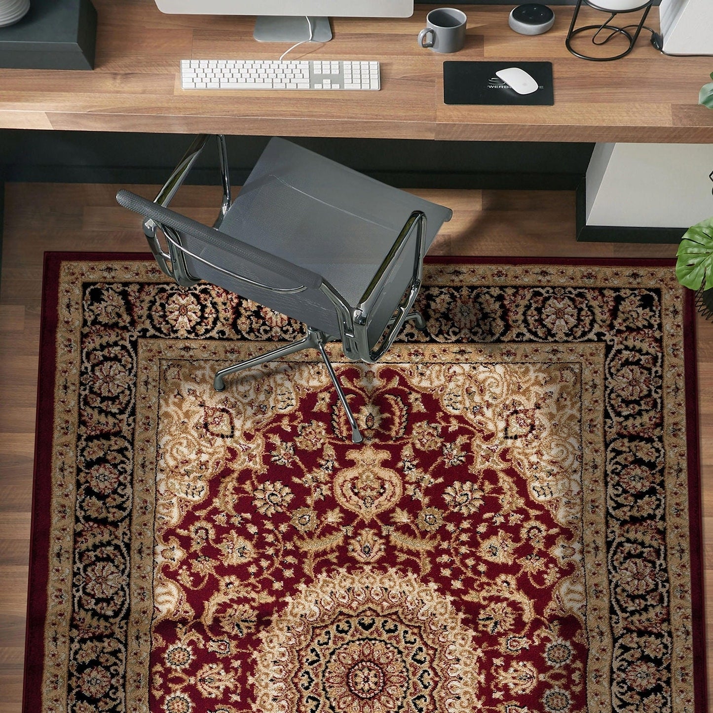 World Rug Gallery Traditioneller orientalischer Medaillon-Teppich