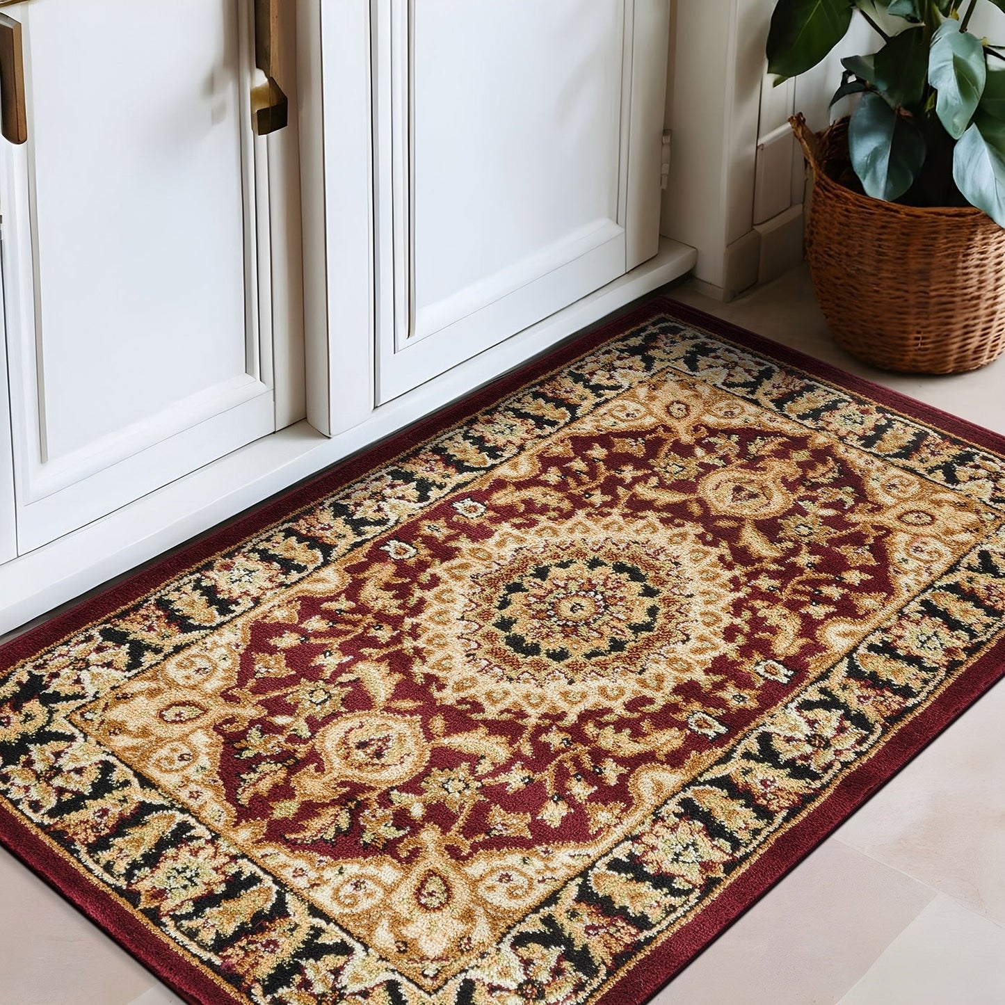 World Rug Gallery Traditioneller orientalischer Medaillon-Teppich