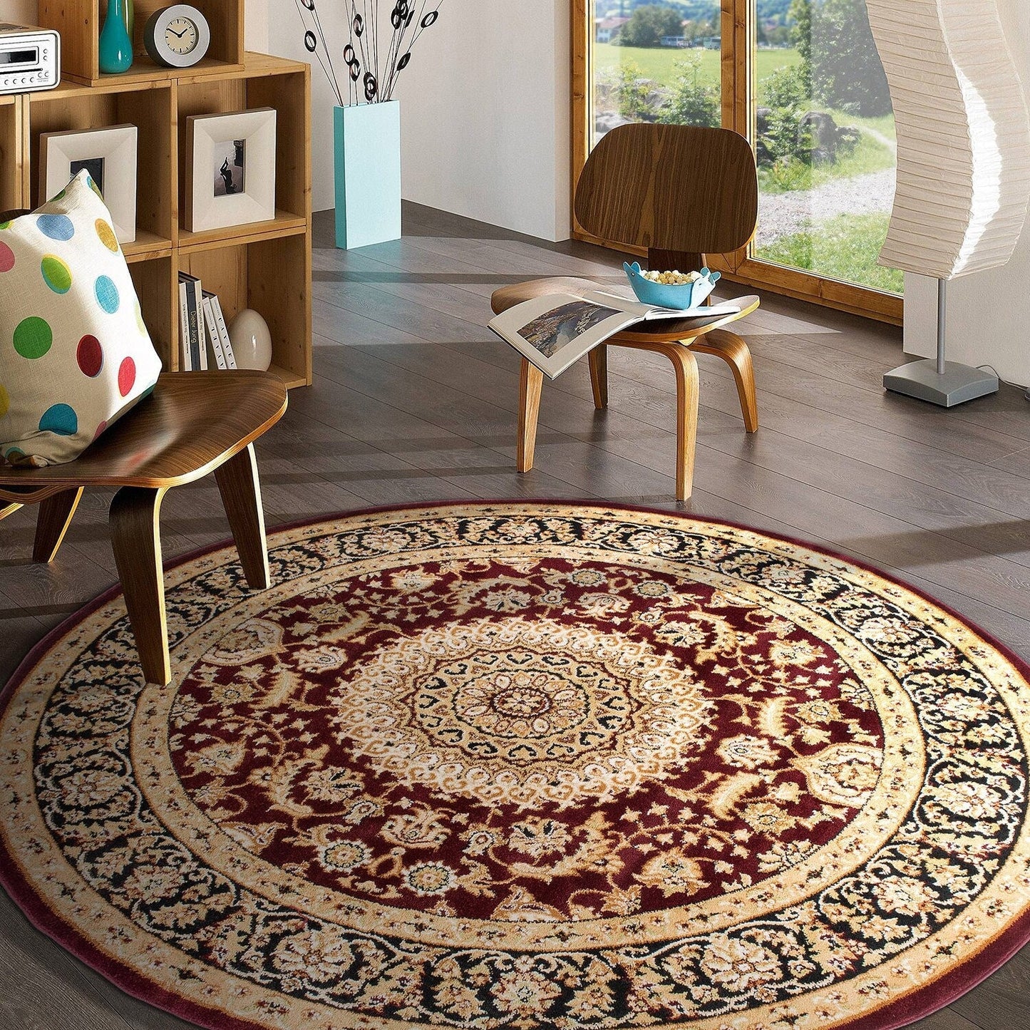 World Rug Gallery Traditioneller orientalischer Medaillon-Teppich