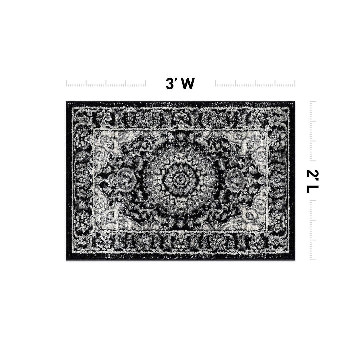 World Rug Gallery Traditioneller orientalischer Medaillon-Teppich