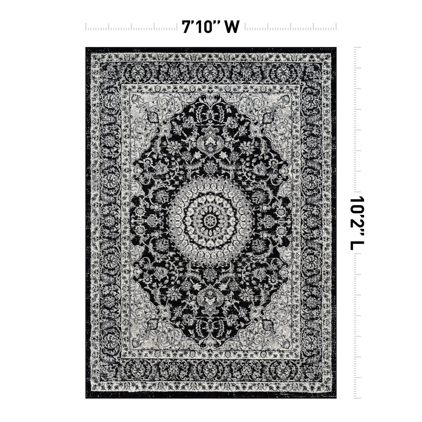 World Rug Gallery Traditioneller orientalischer Medaillon-Teppich