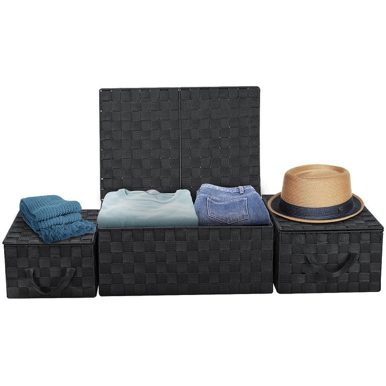 Geflochtenes Aufbewahrungskorb-Set – N/A
