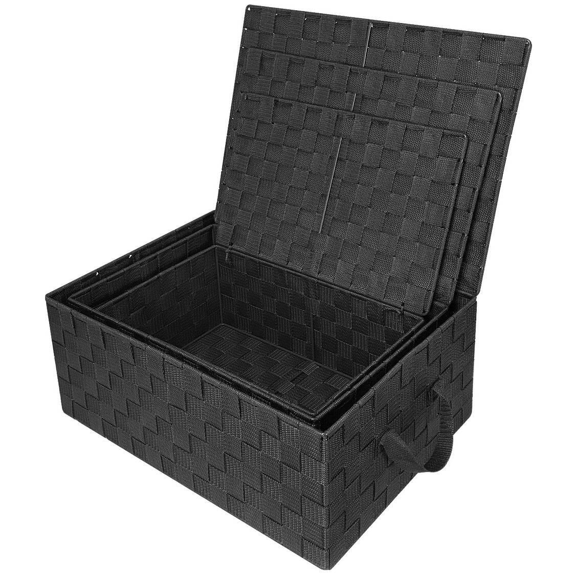 Geflochtenes Aufbewahrungskorb-Set – N/A