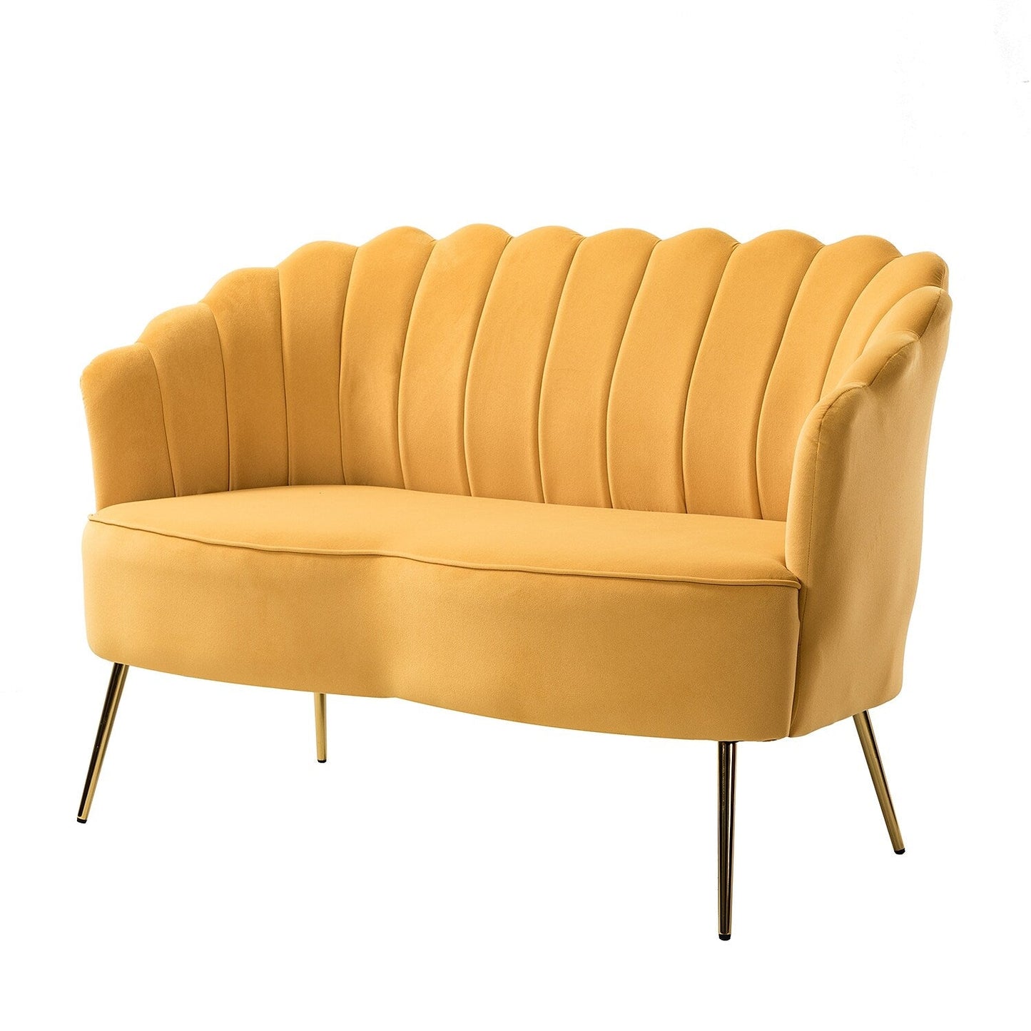 Xabier 52''Loveseat with Flower Shaped Back Design