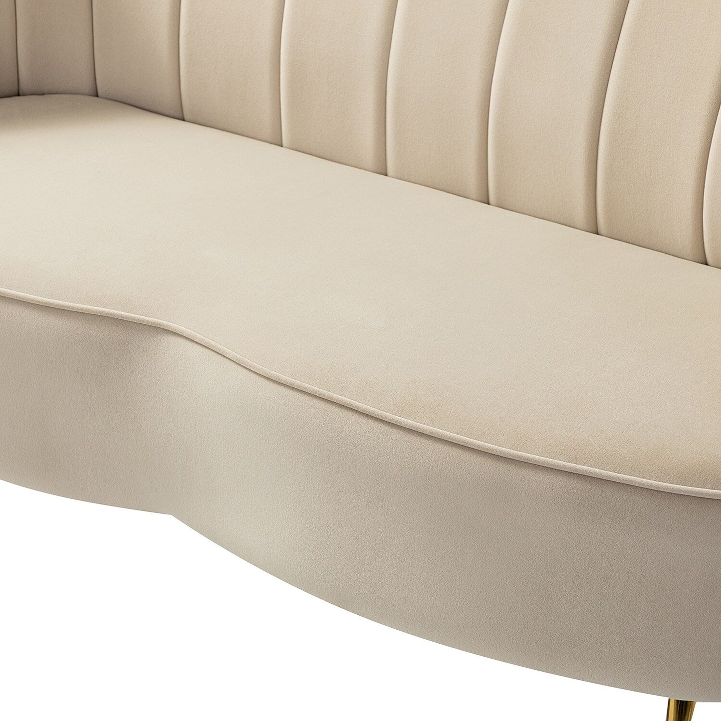 Xabier 52''Loveseat with Flower Shaped Back Design