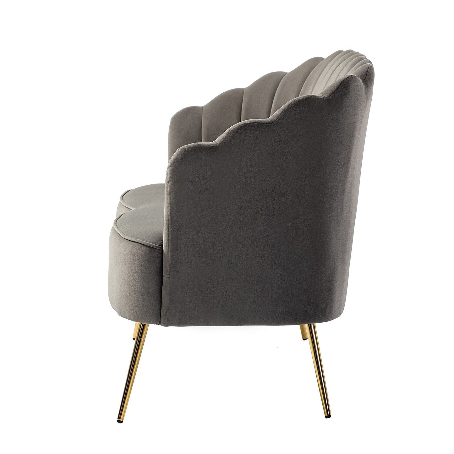 Xabier 52''Loveseat with Flower Shaped Back Design