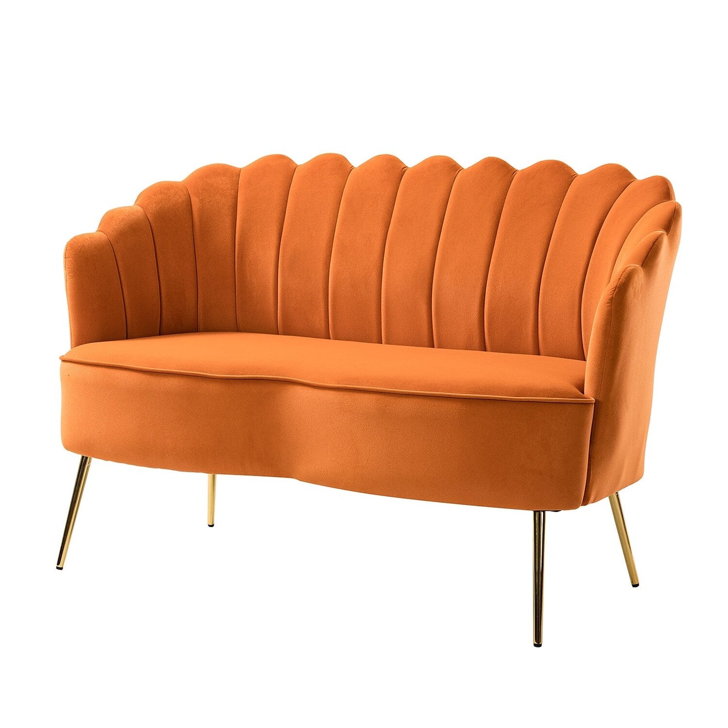 Xabier 52''Loveseat with Flower Shaped Back Design