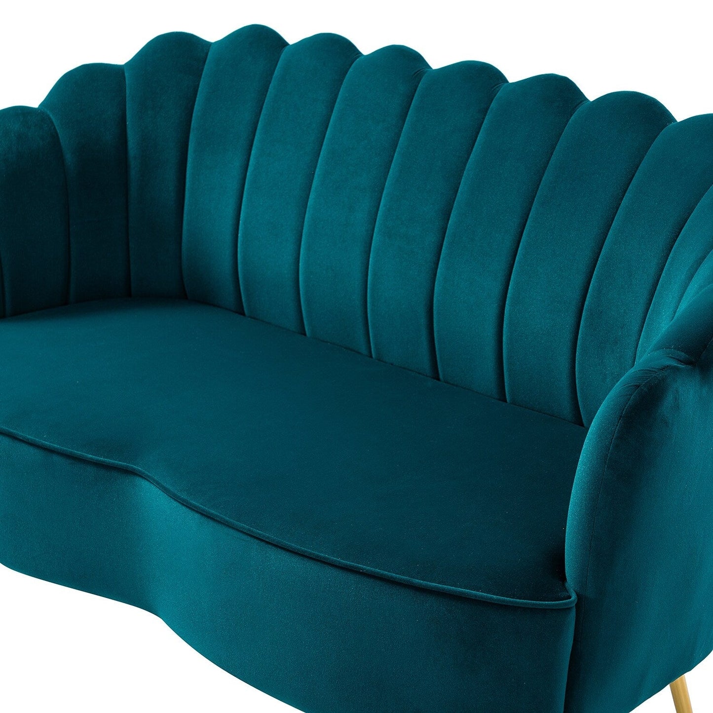 Xabier 52''Loveseat with Flower Shaped Back Design