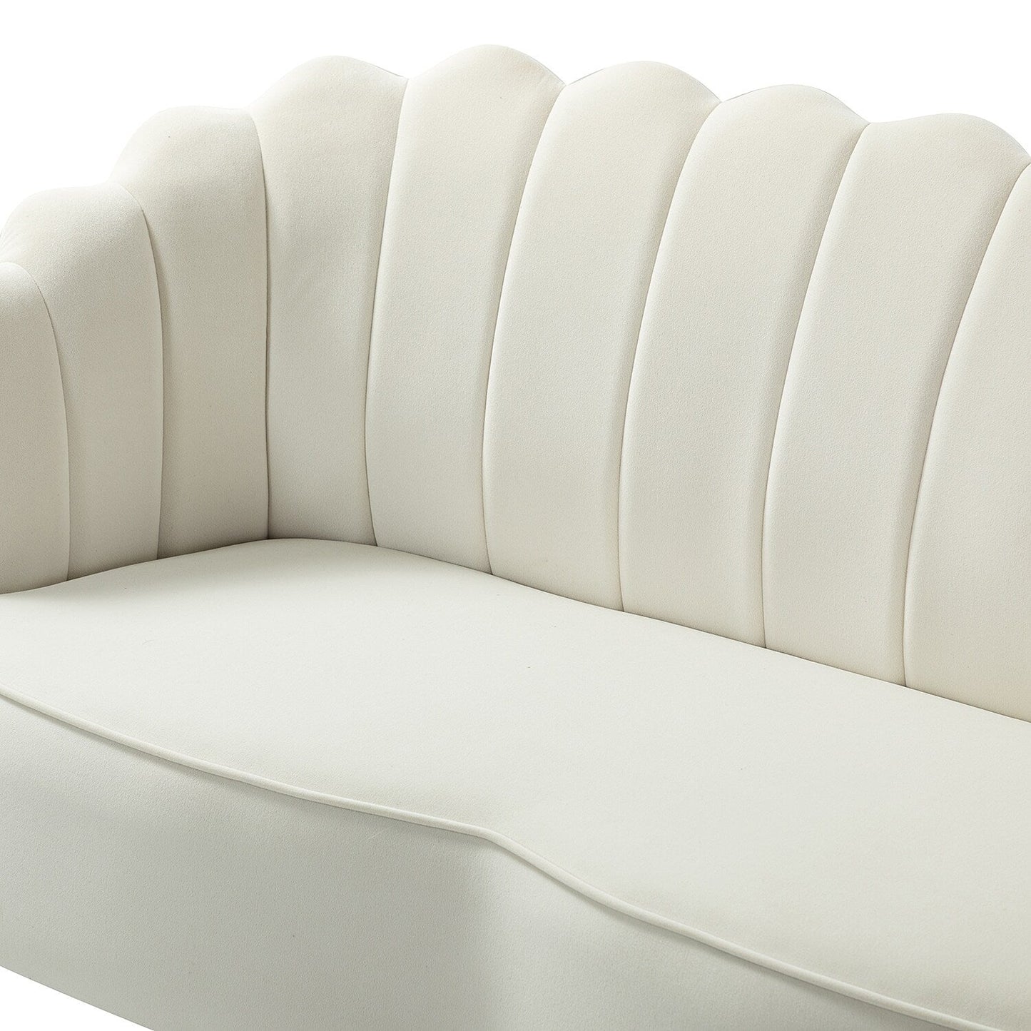Xabier 52''Loveseat with Flower Shaped Back Design