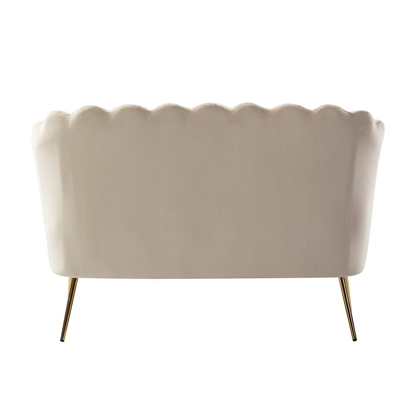 Xabier 52''Loveseat with Flower Shaped Back Design