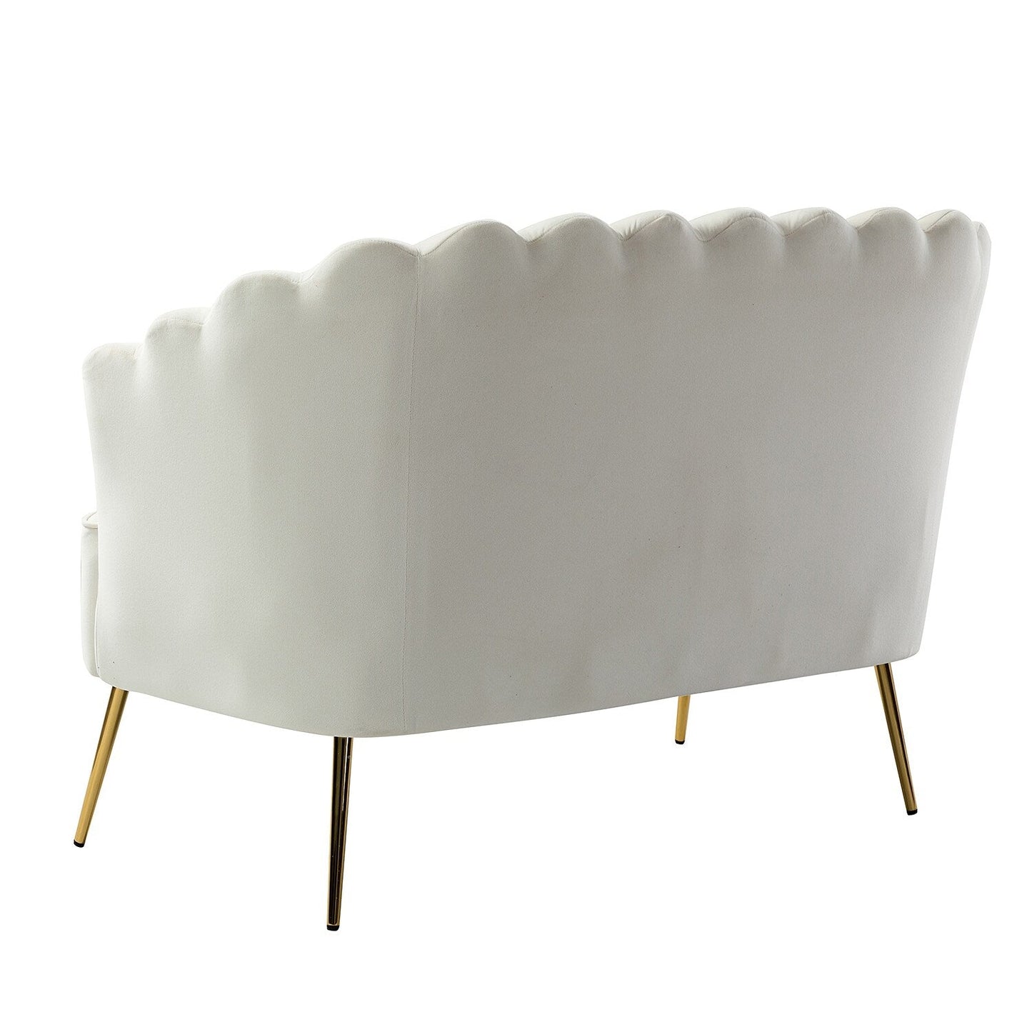 Xabier 52''Loveseat with Flower Shaped Back Design