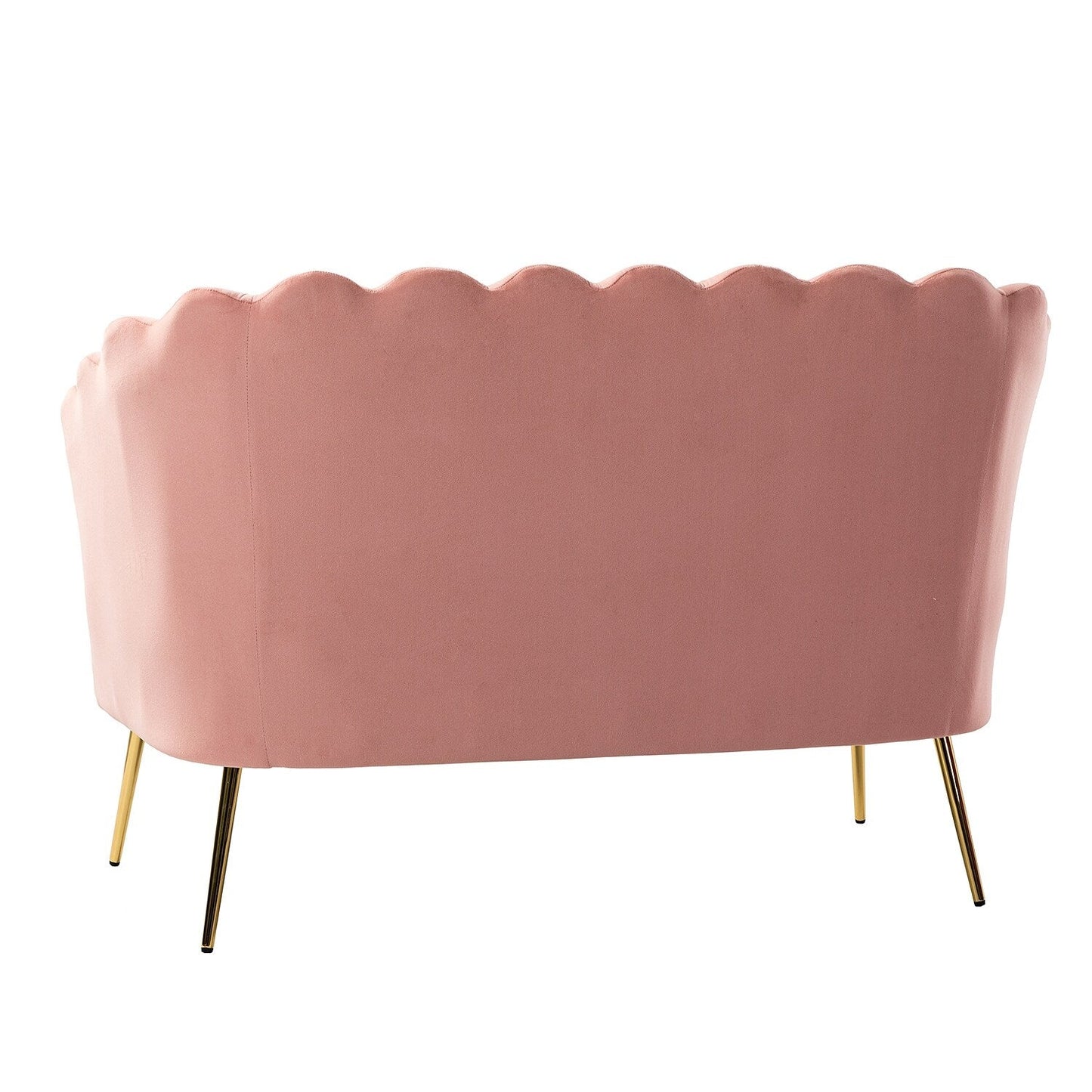 Xabier 52''Loveseat with Flower Shaped Back Design