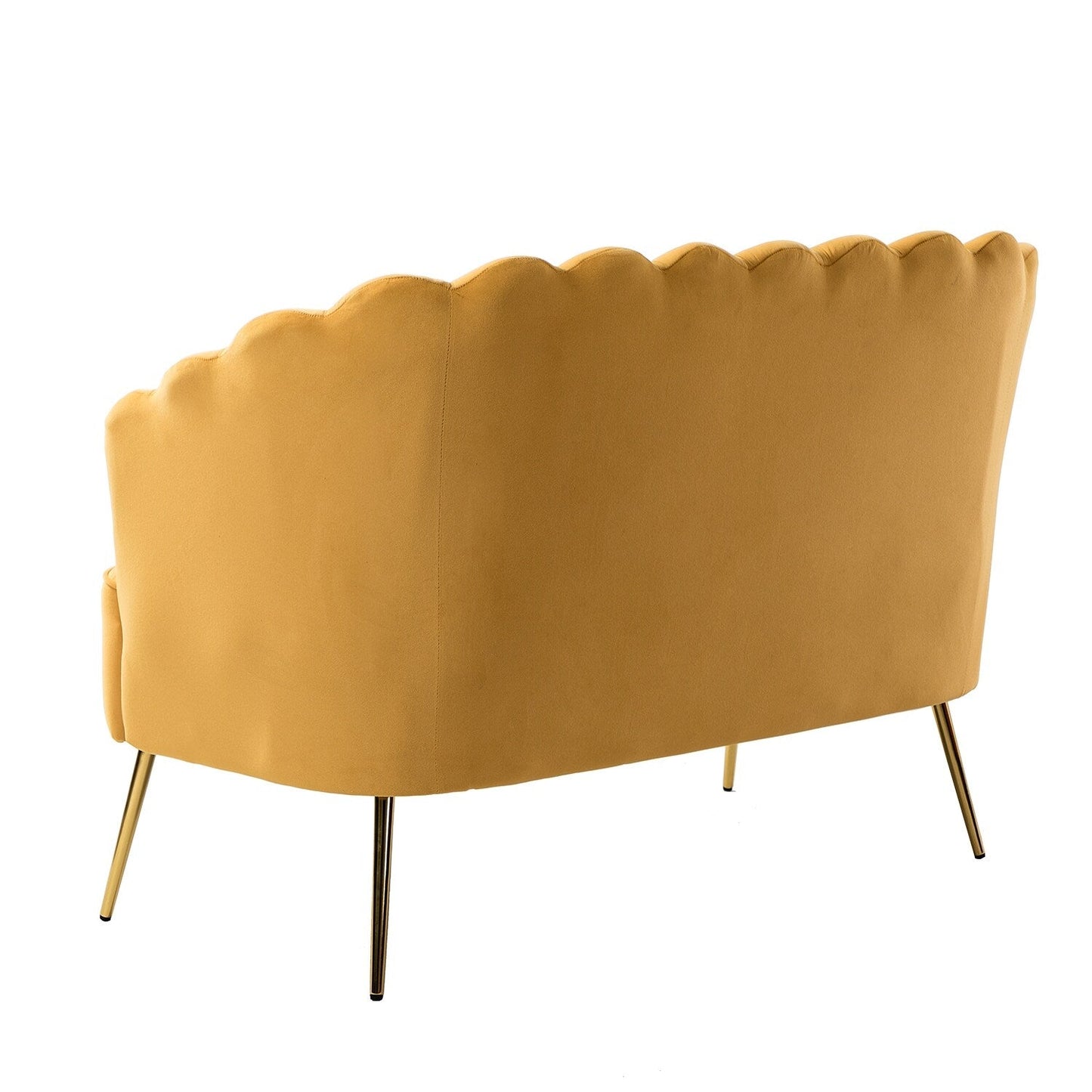 Xabier 52''Loveseat with Flower Shaped Back Design
