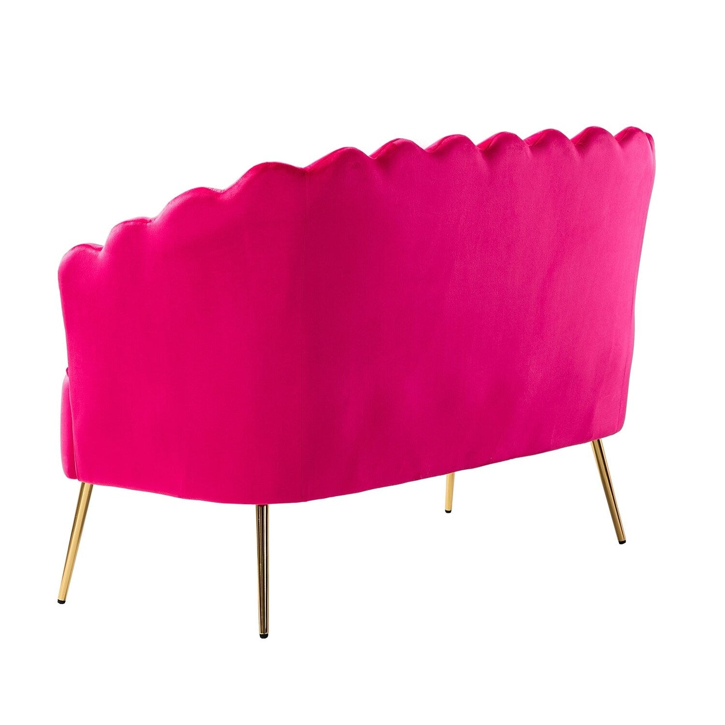 Xabier 52''Loveseat with Flower Shaped Back Design
