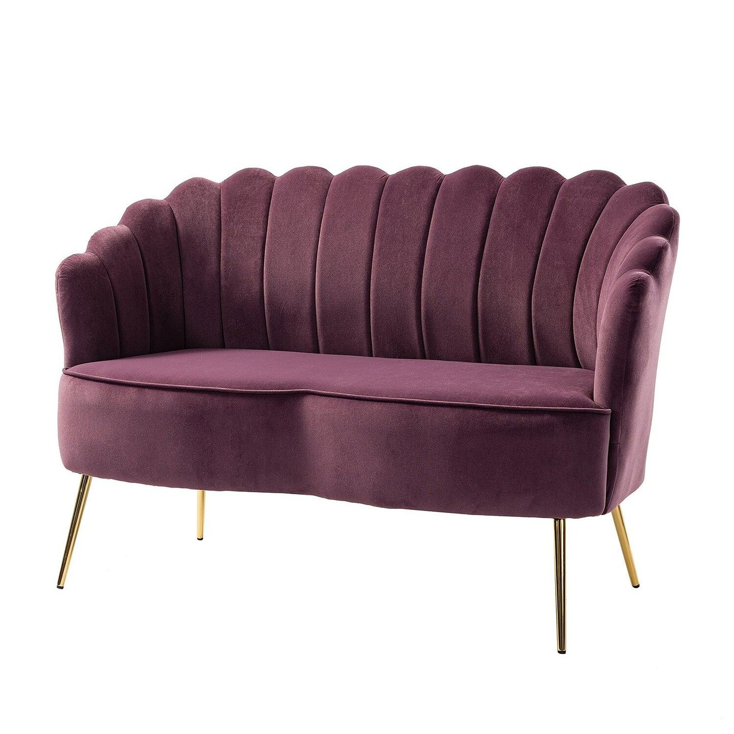 Xabier 52''Loveseat with Flower Shaped Back Design