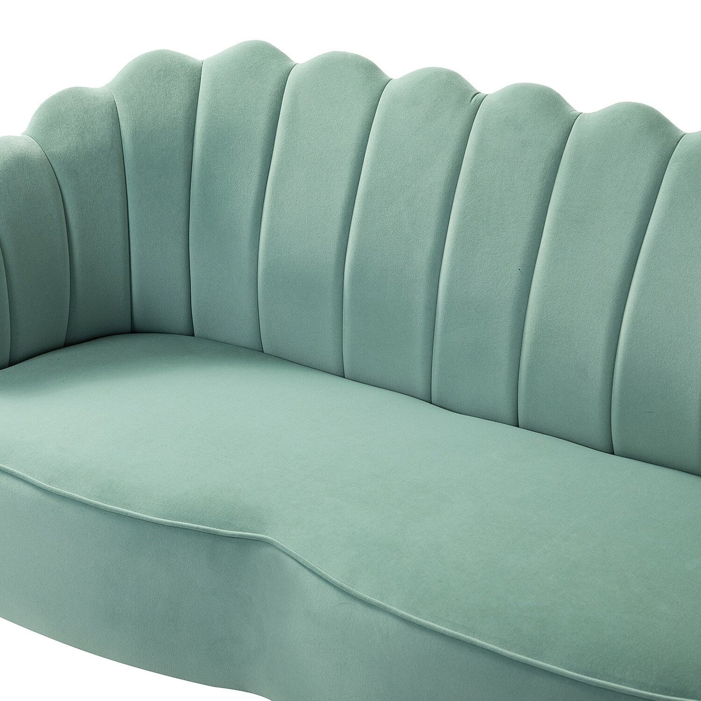 Xabier 52''Loveseat with Flower Shaped Back Design
