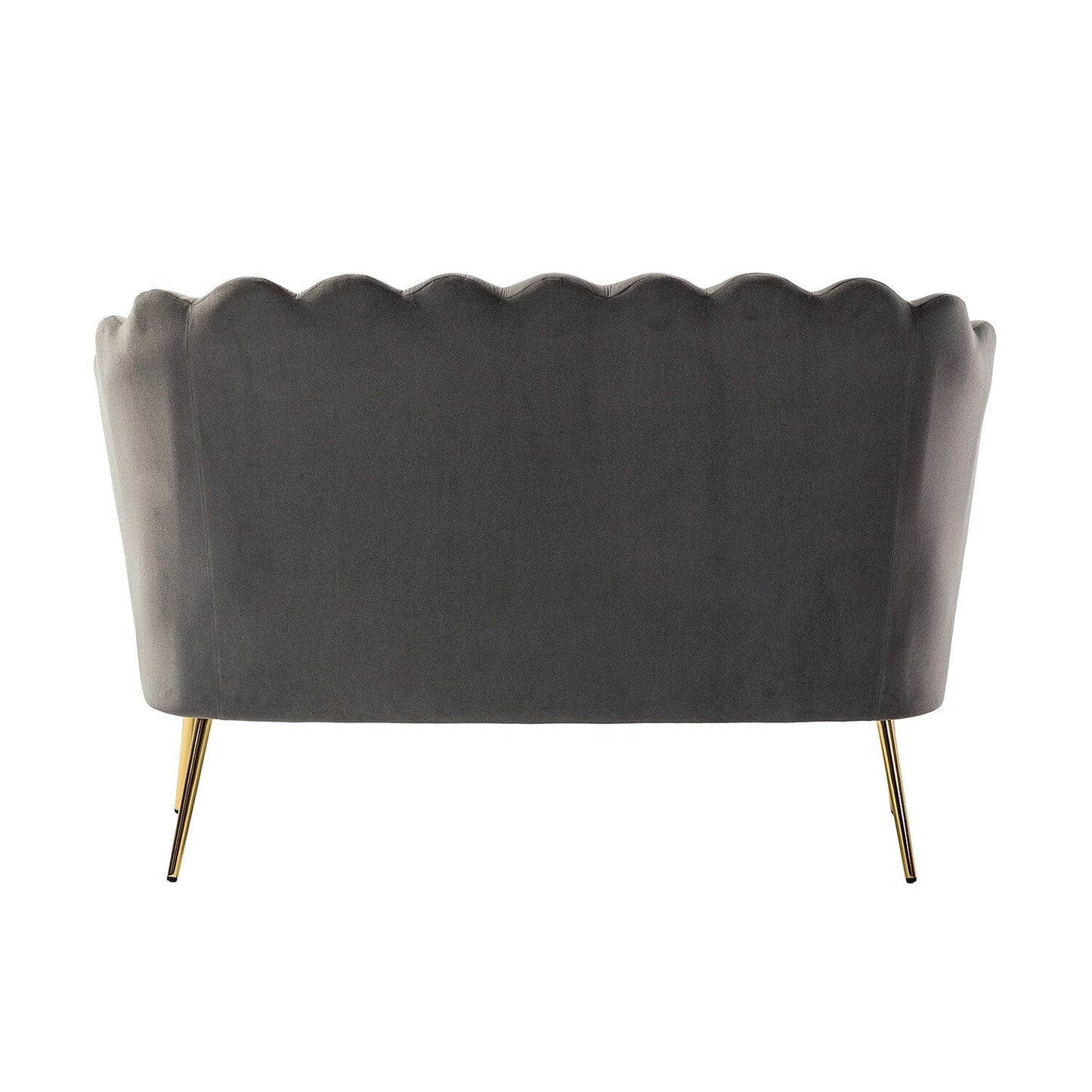 Xabier 52''Loveseat with Flower Shaped Back Design