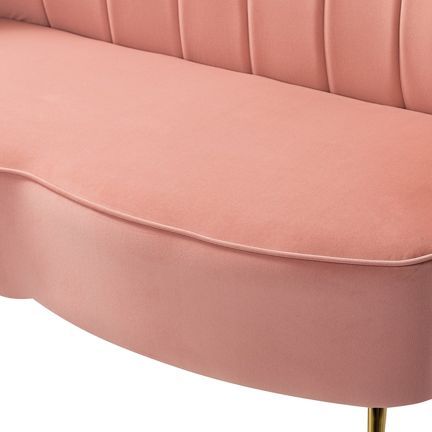 Xabier 52''Loveseat with Flower Shaped Back Design