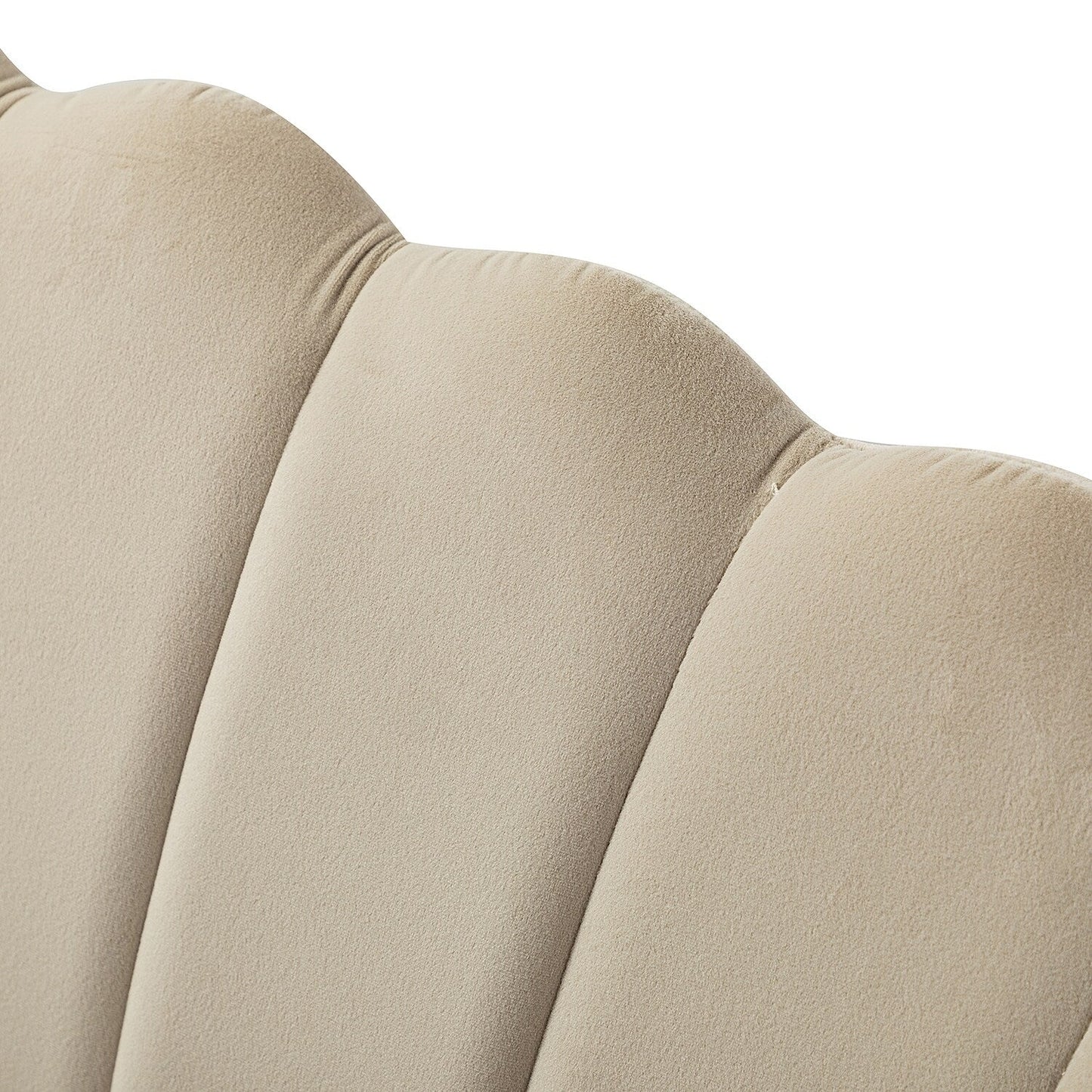 Xabier 52''Loveseat with Flower Shaped Back Design