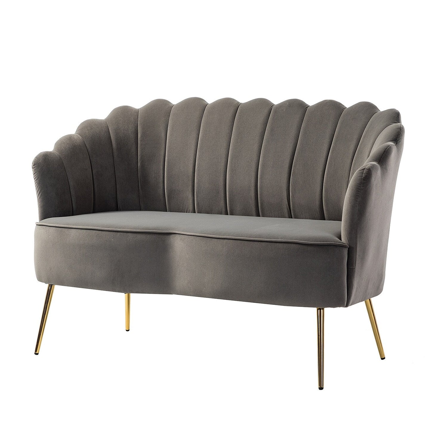 Xabier 52''Loveseat with Flower Shaped Back Design