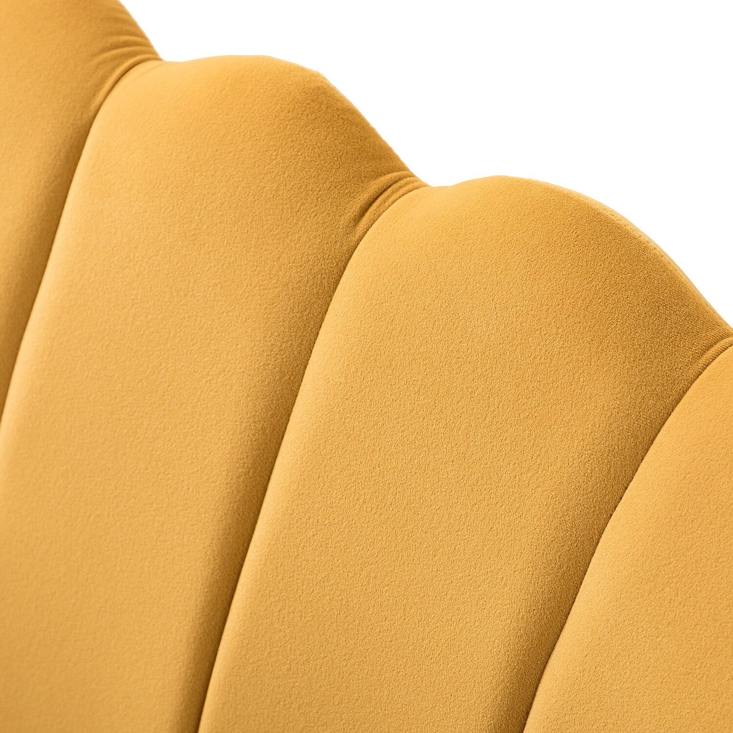 Xabier 52''Loveseat with Flower Shaped Back Design