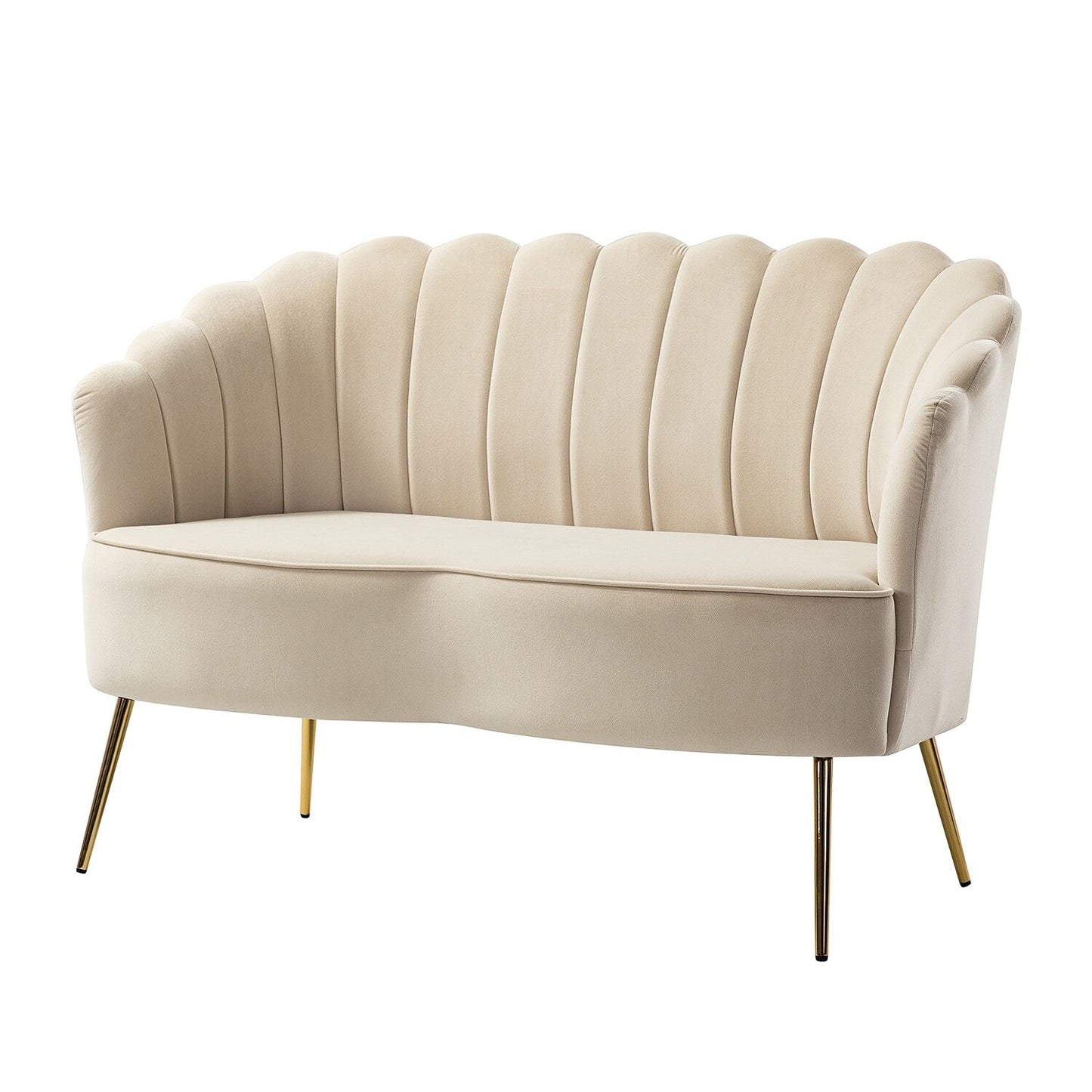 Xabier 52''Loveseat with Flower Shaped Back Design