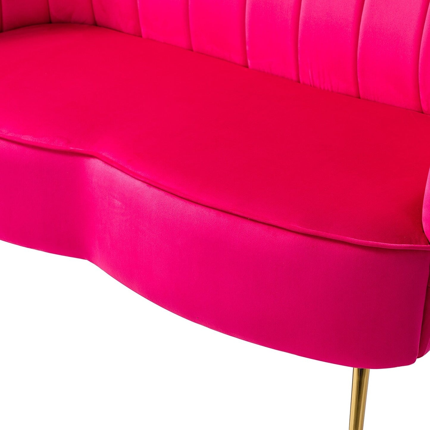 Xabier 52''Loveseat with Flower Shaped Back Design