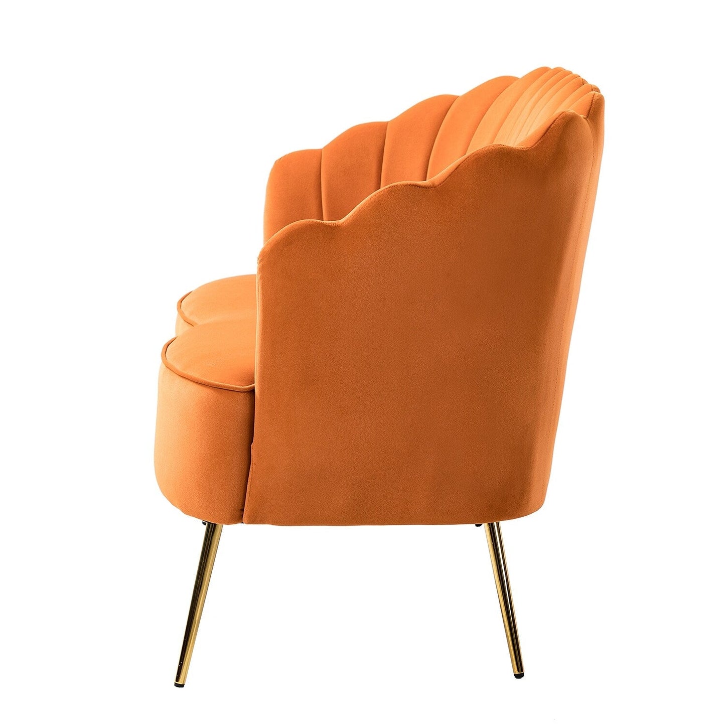 Xabier 52''Loveseat with Flower Shaped Back Design