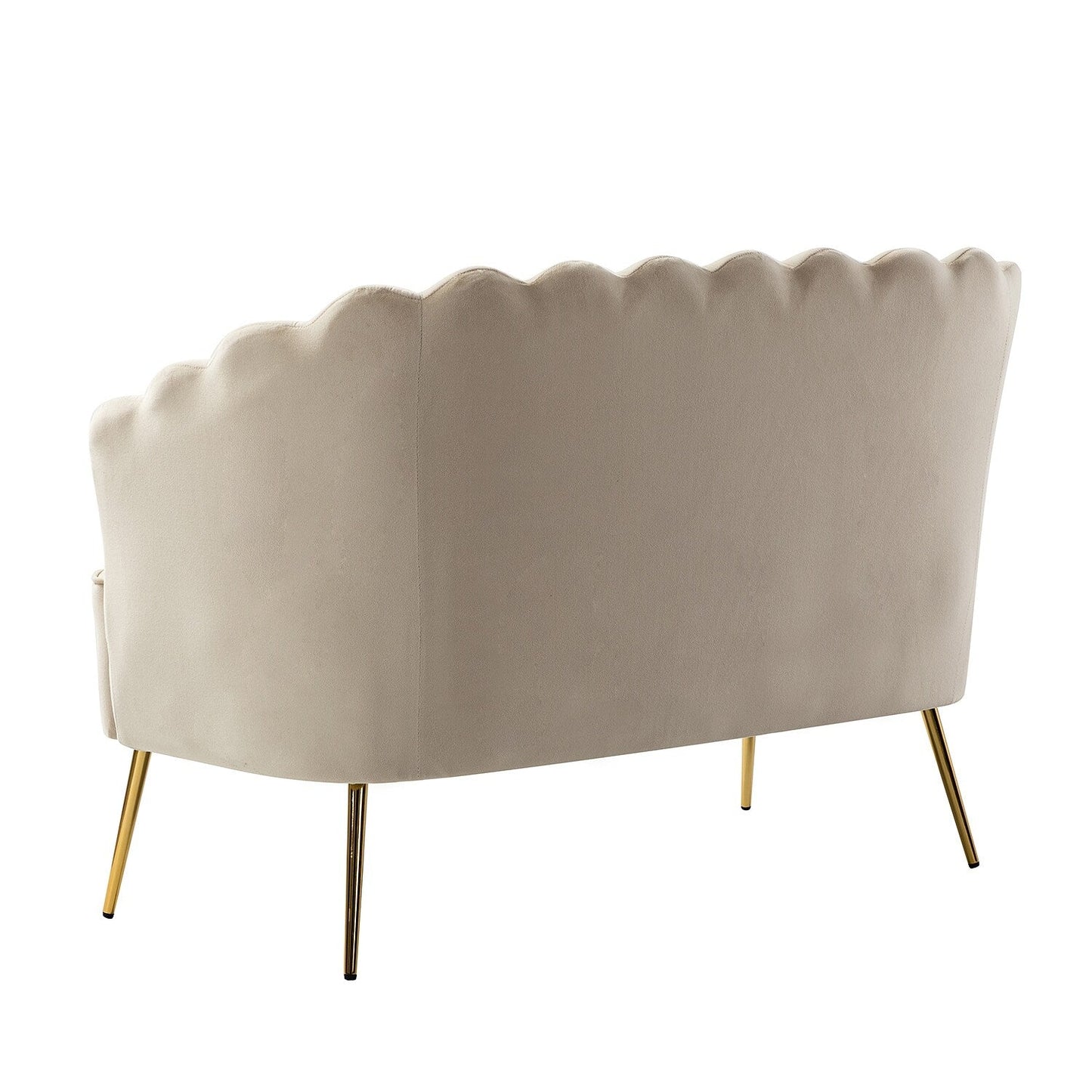 Xabier 52''Loveseat with Flower Shaped Back Design