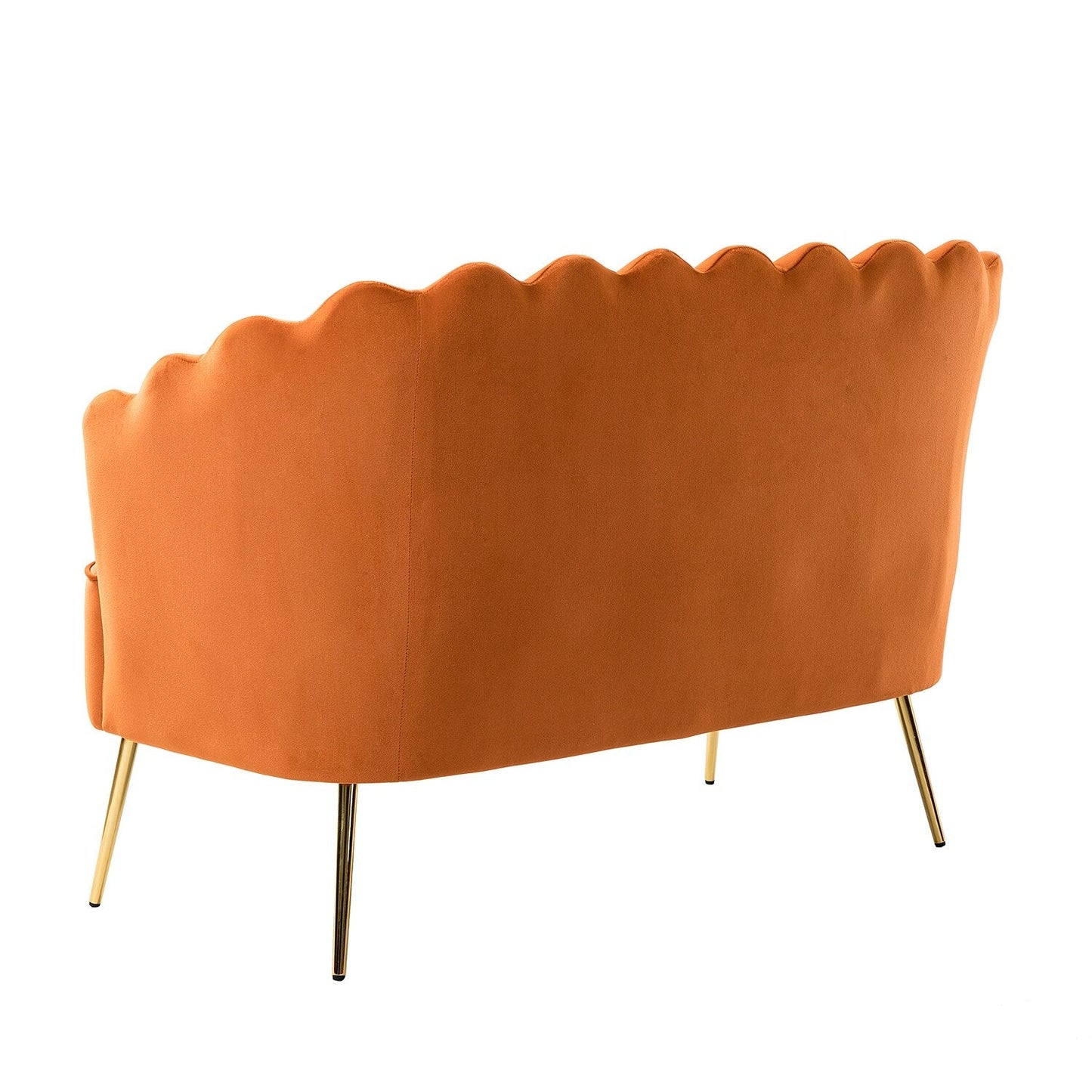 Xabier 52''Loveseat with Flower Shaped Back Design