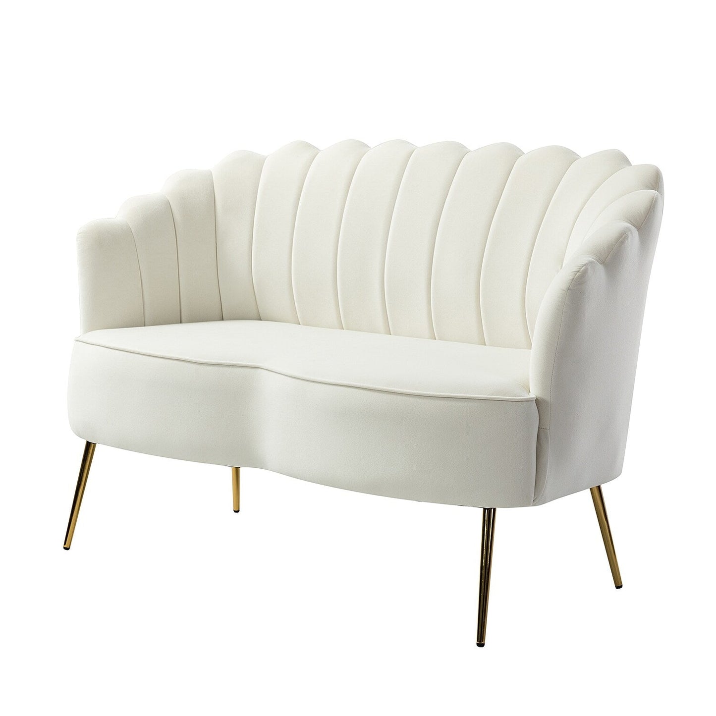 Xabier 52''Loveseat with Flower Shaped Back Design