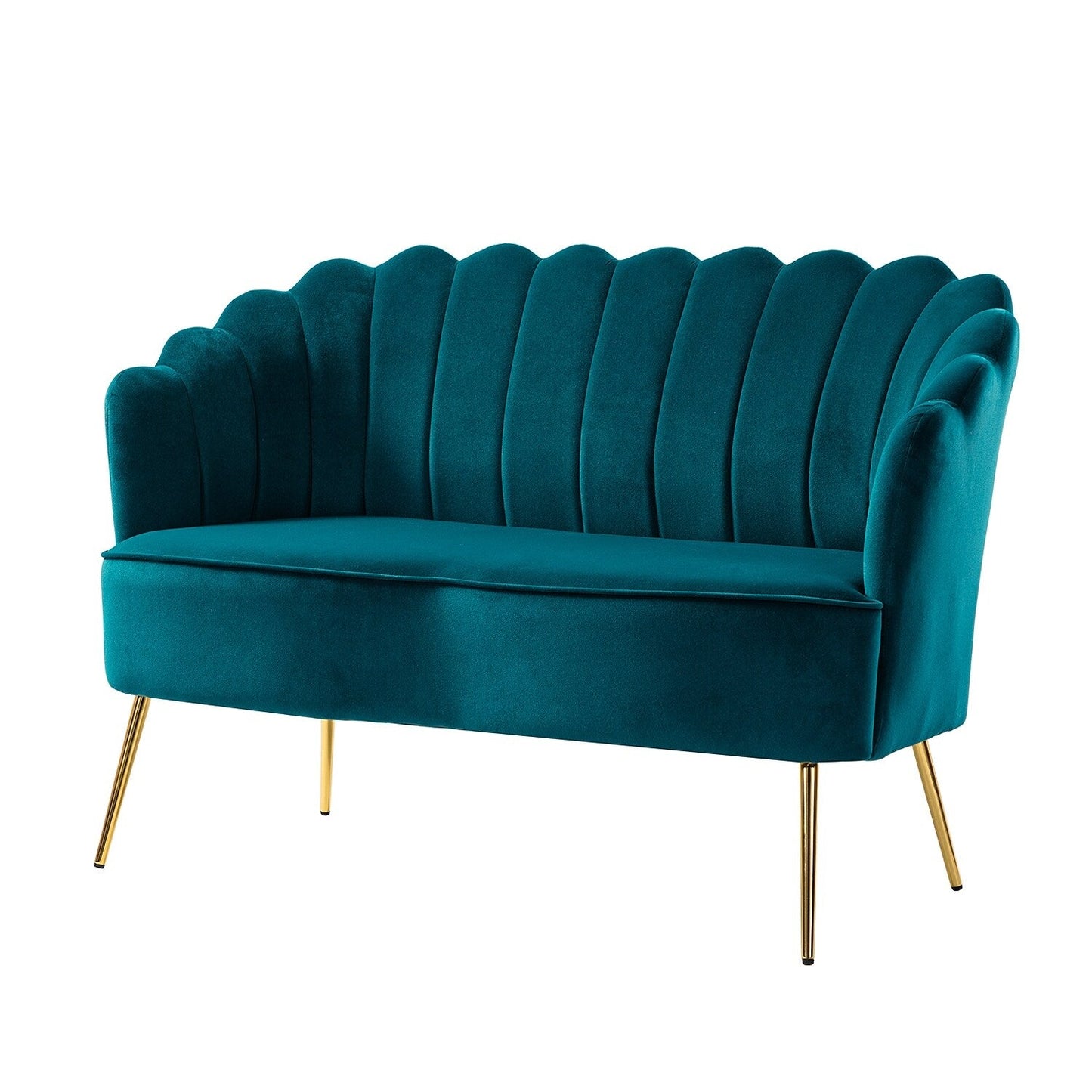 Xabier 52''Loveseat with Flower Shaped Back Design