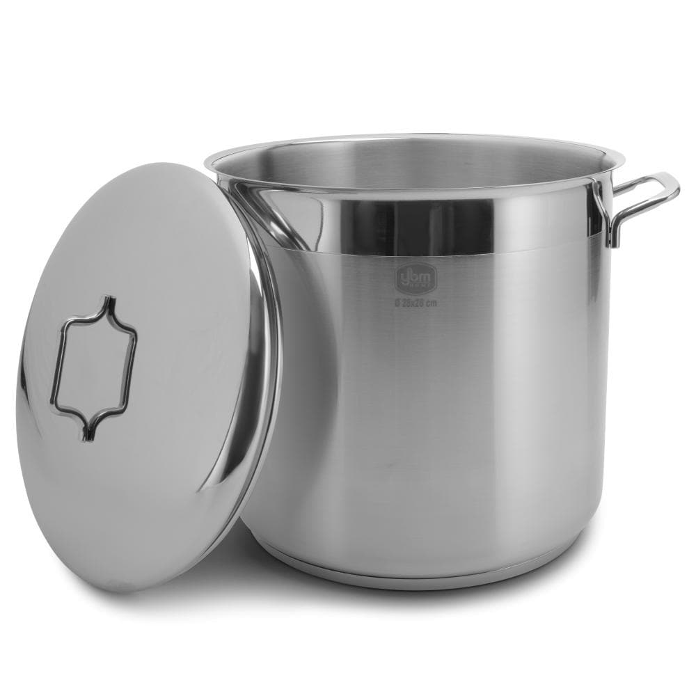 YBM Home Professional Chef's Suppentopf aus Edelstahl 18/10, induktionsgeeignet