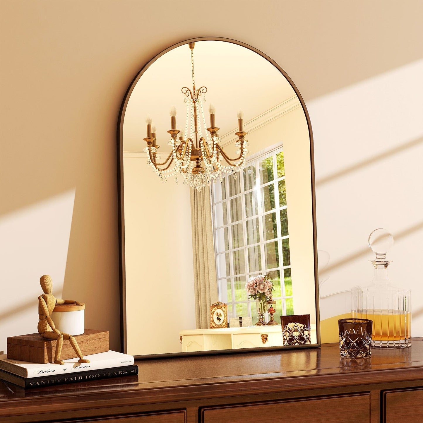 YVANLA Arch Badezimmer-Kosmetikspiegel zur Wandmontage