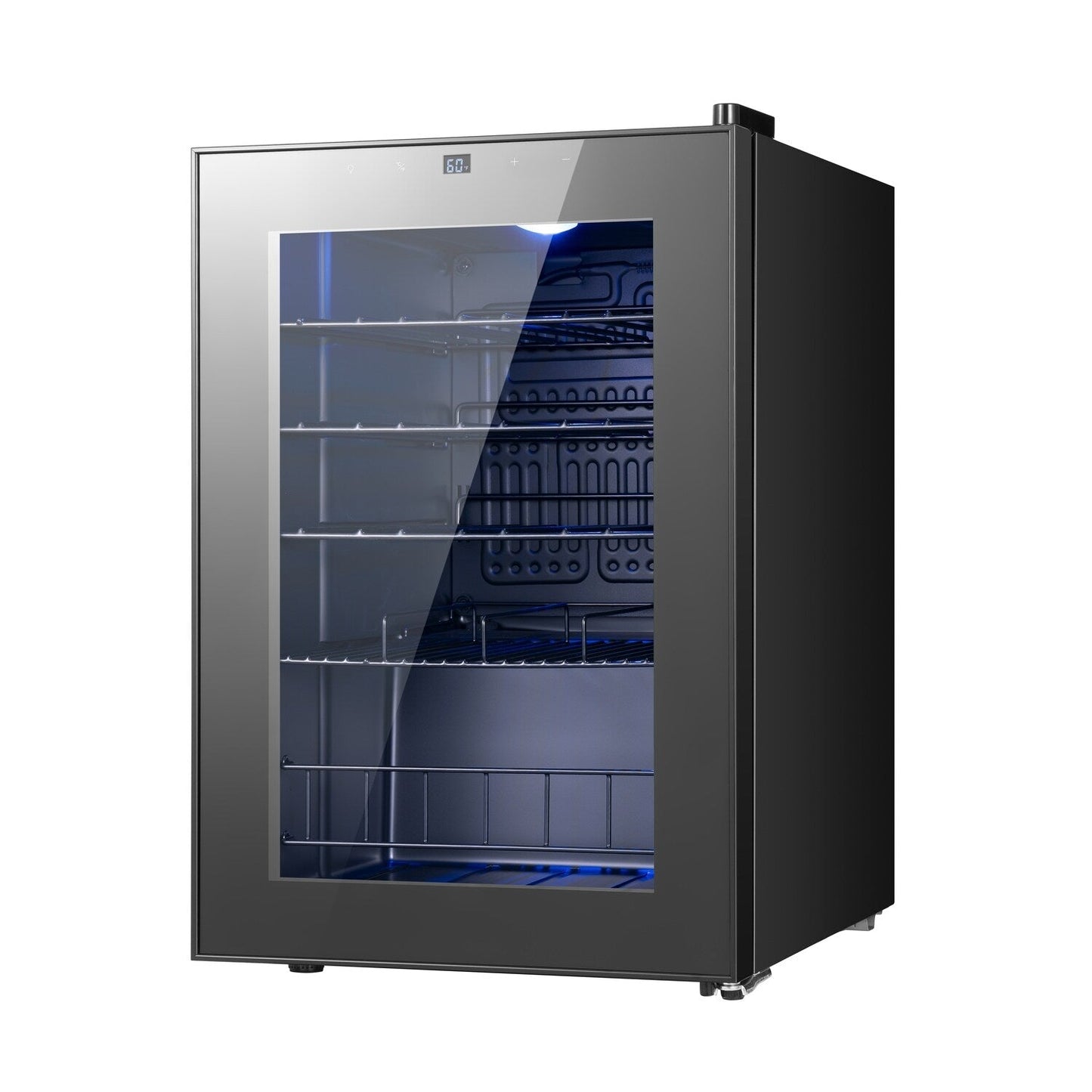 17 Zoll Wein-/Getränkekühlschrank, 20 Flaschen, freistehend, digitale Temperaturregelung