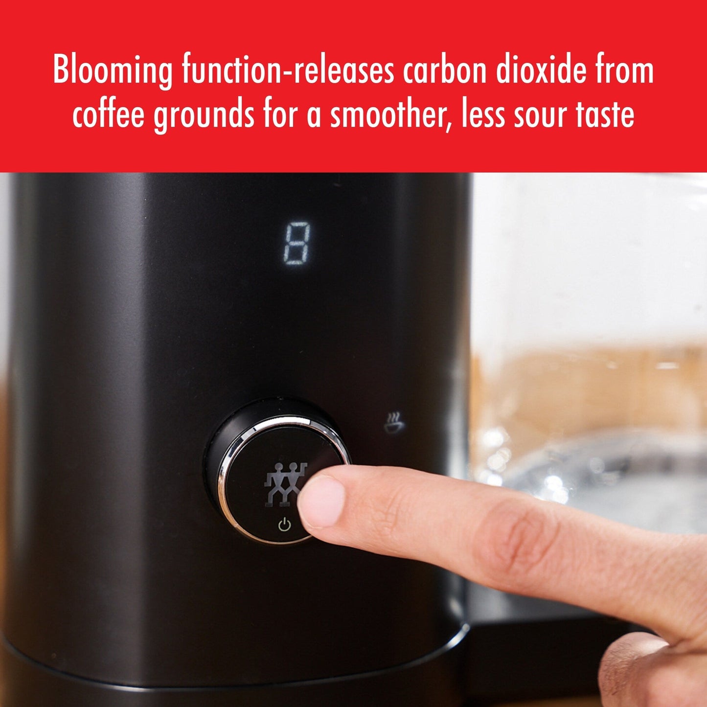Zwilling Enfinigy Filterkaffeemaschine mit Thermokaraffe für 10 Tassen, ausgezeichnet mit dem SCA Golden Cup Standard – 2,5 qt