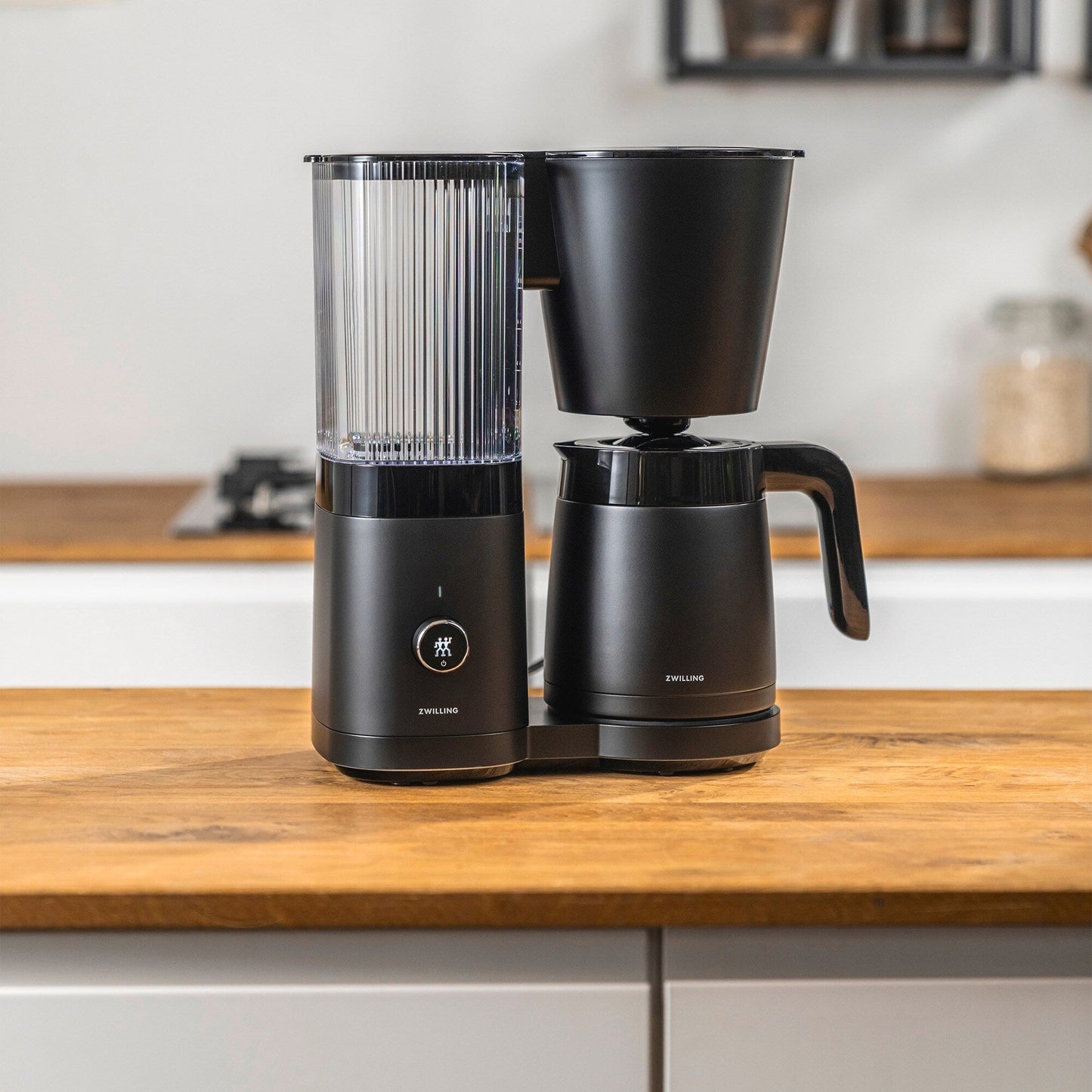 Zwilling Enfinigy Filterkaffeemaschine mit Thermokaraffe für 10 Tassen, ausgezeichnet mit dem SCA Golden Cup Standard – 2,5 qt