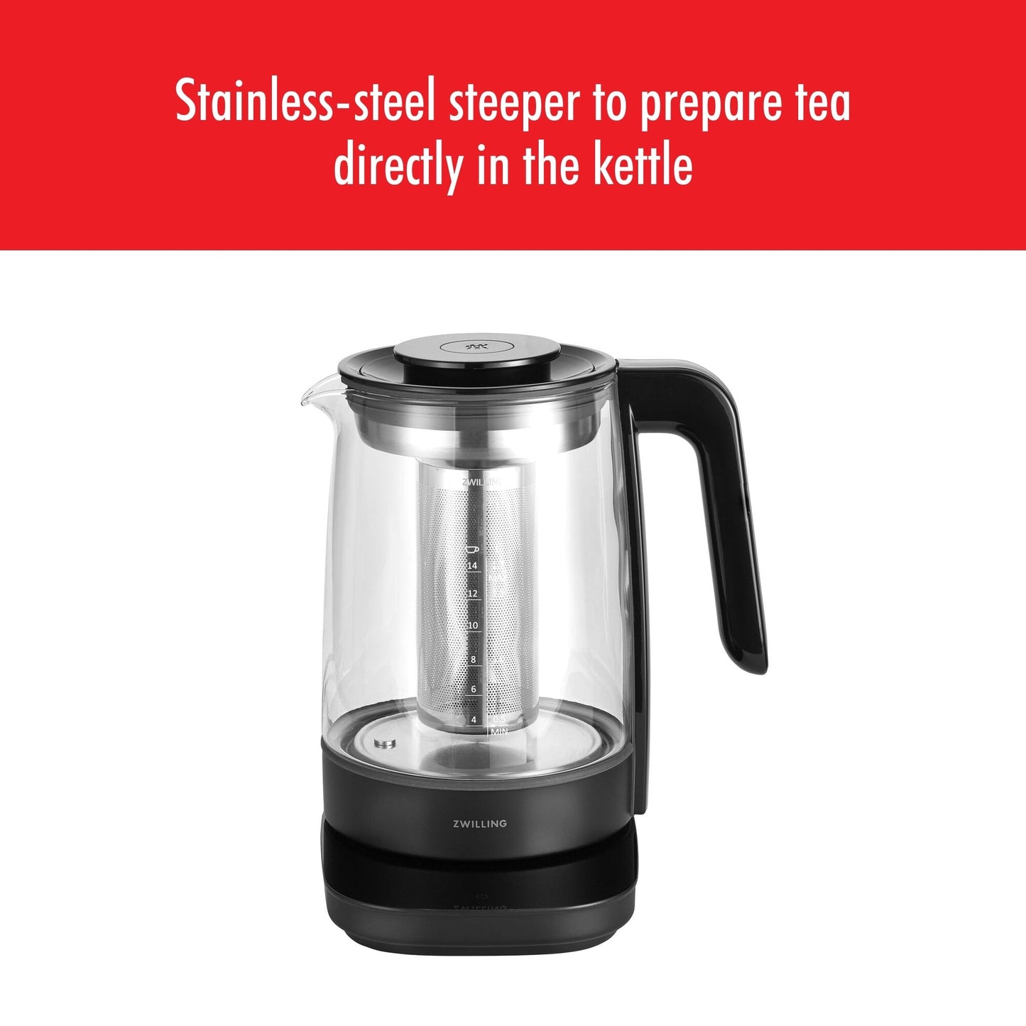 ZWILLING Enfinigy Glas-Wasserkocher - 1,7 l