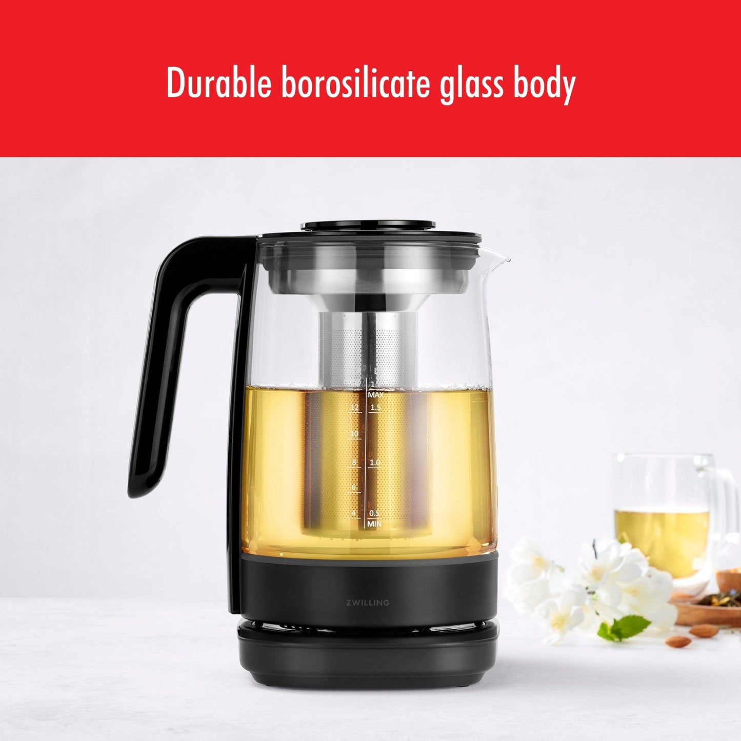 ZWILLING Enfinigy Glas-Wasserkocher - 1,7 l