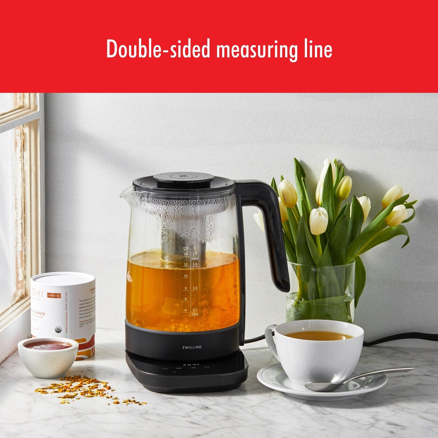 ZWILLING Enfinigy Glas-Wasserkocher - 1,7 l