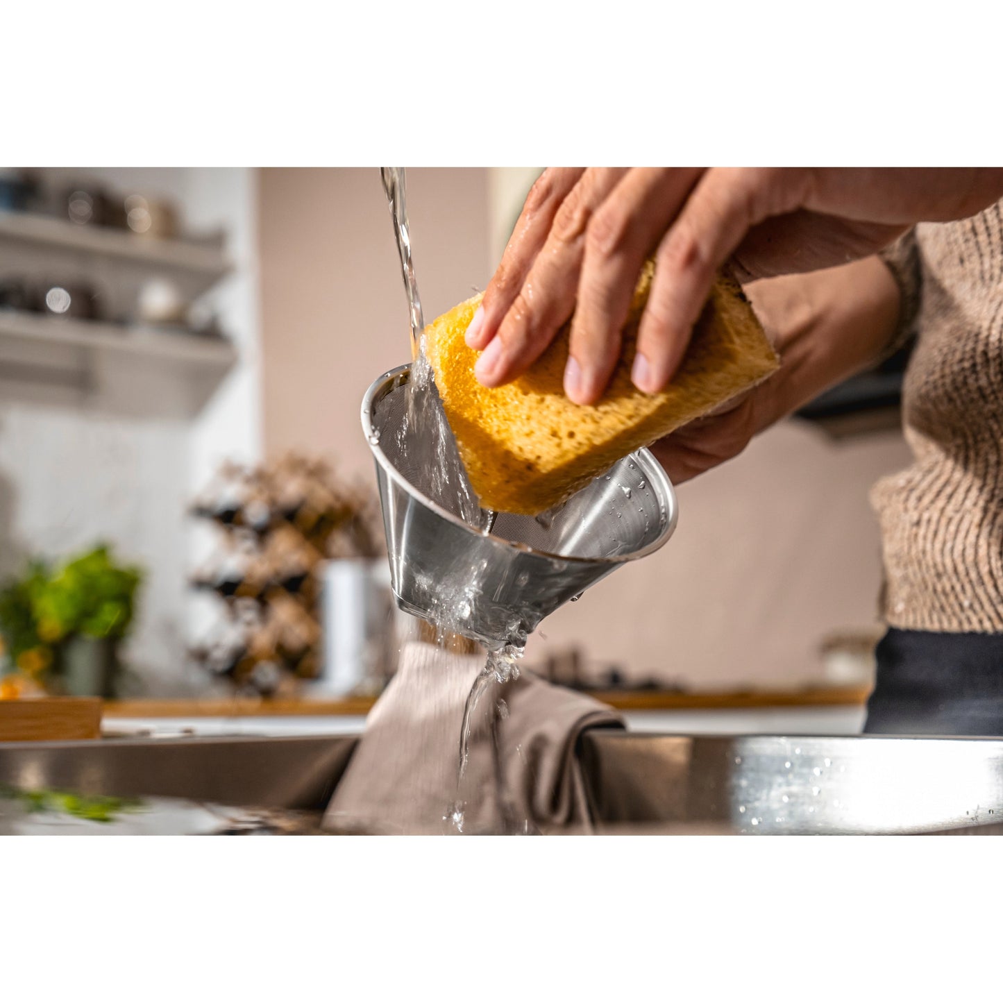 ZWILLING Sorrento Pour Over Kaffeefilter aus Edelstahl – Silber – 1 Stück