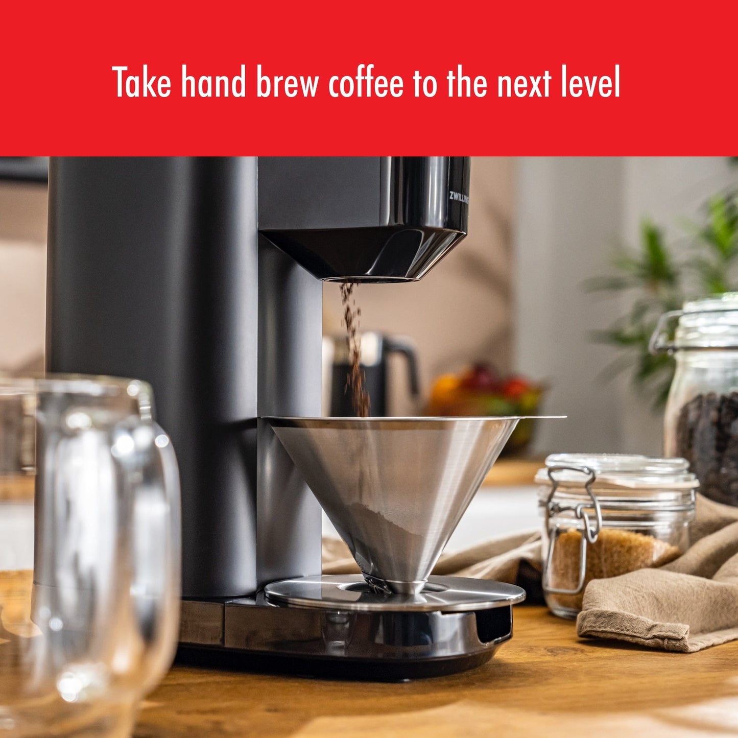 ZWILLING Sorrento Pour Over Kaffeefilter aus Edelstahl – Silber – 1 Stück