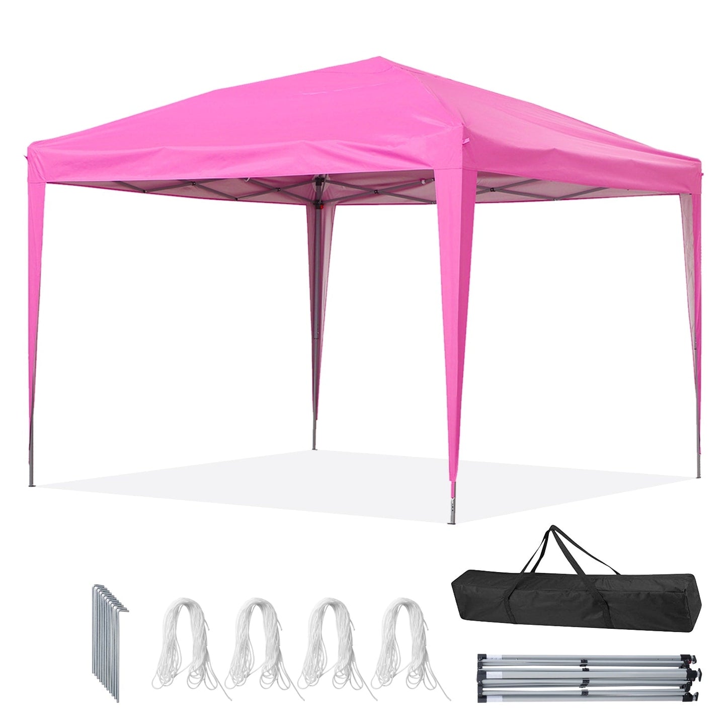 Zenova Pop-Up-Zelt für den Außenbereich, 3,0 x 3,0 m, für Terrassenpavillon, Party- und Hochzeitszelt