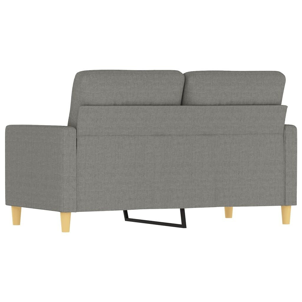 vidaXL 2-Seater Sofa Dark Gray 47.2 Fabric - 54.3 x 30.3 x 31.5
